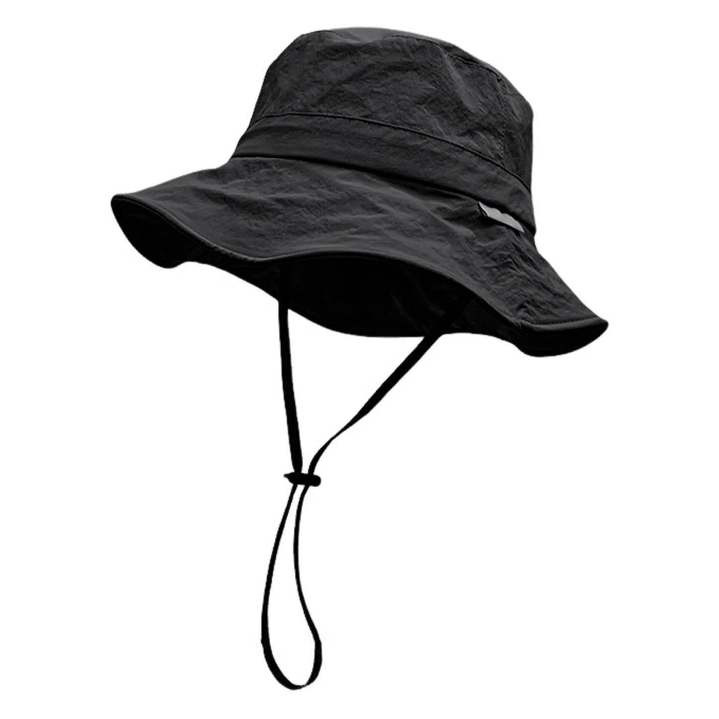 Classic Wide Brim Drawstring Bucket Hat | Breathable Outdoor Summer Hat | Unisex
