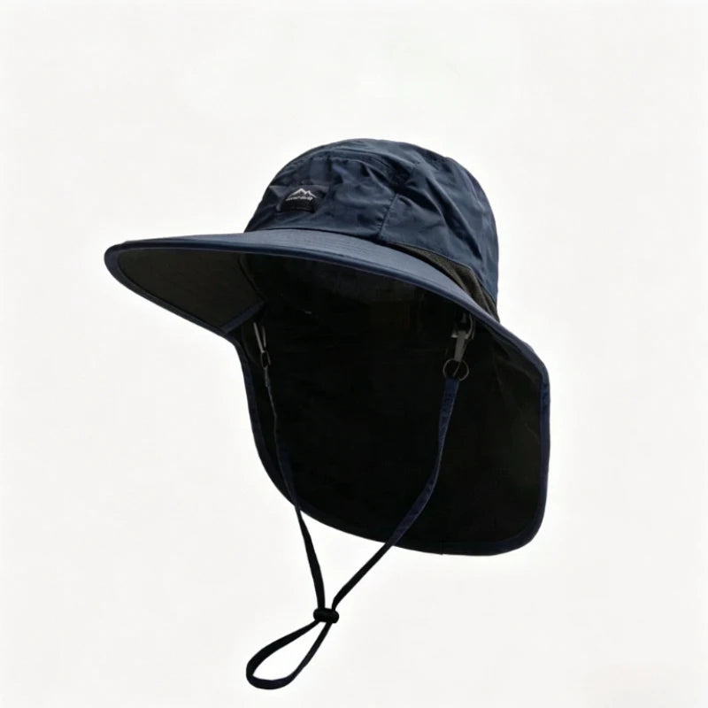 Wide Brim Neck Protection Quick-Dry Hiking Hat | Outdoor Sun Hat | Unisex