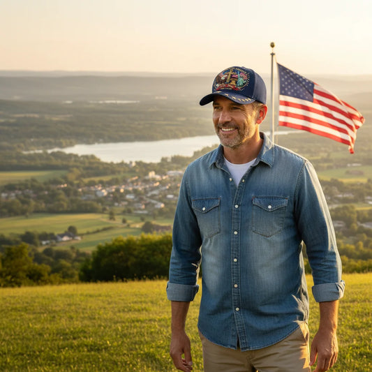 1776–2026 American Flag Eagle Baseball Cap | Unisex | Adjustable