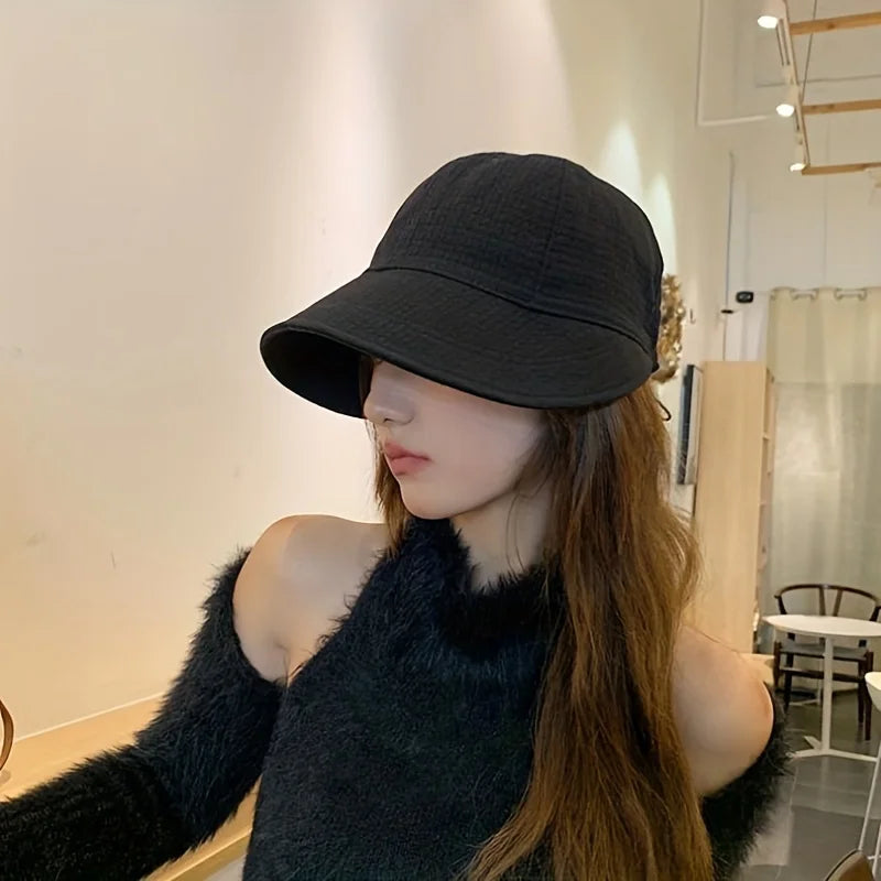 Women's Solid Color Bucket Hat | Casual Outdoor Sun Hat | Great Gift Idea