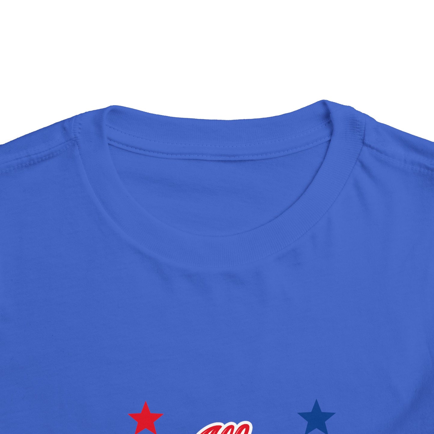 Toddler Tee — "All American Cutie" Patriotic Stars Shirt