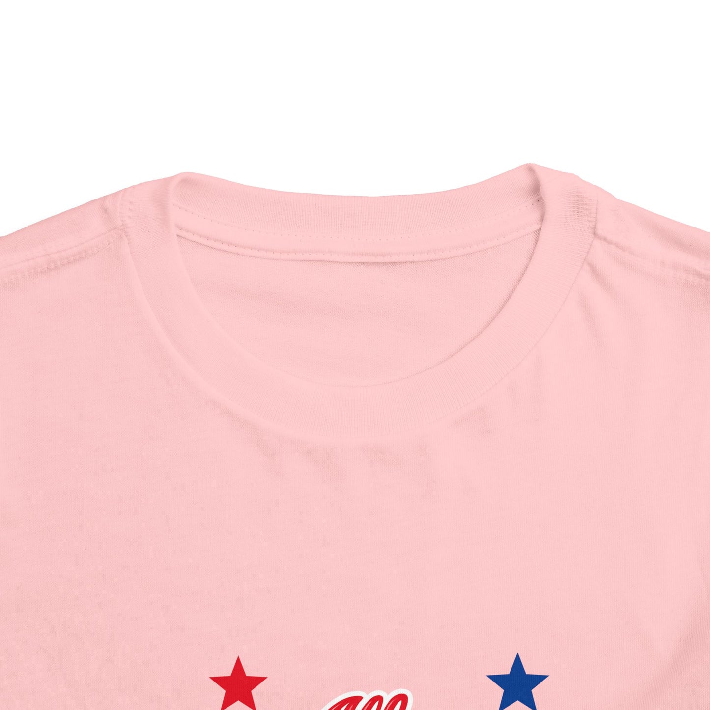 Toddler Tee — "All American Cutie" Patriotic Stars Shirt