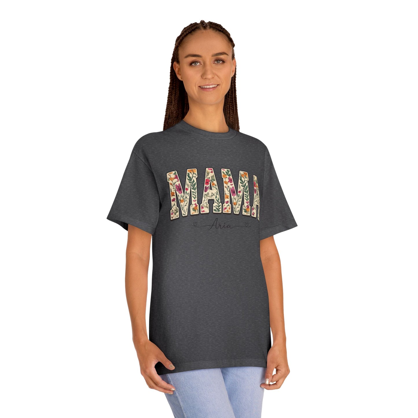 Mama Floral Tee — Personalized "Mama Aria" Mother's Day T‑Shirt