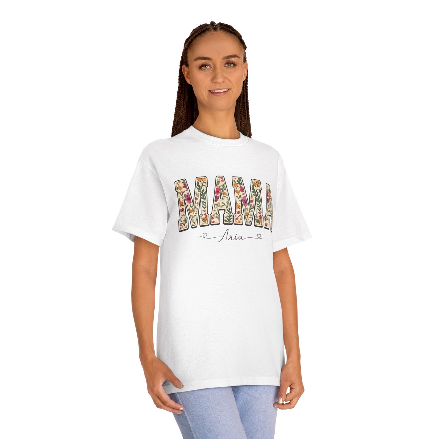 Mama Floral Tee — Personalized "Mama Aria" Mother's Day T‑Shirt