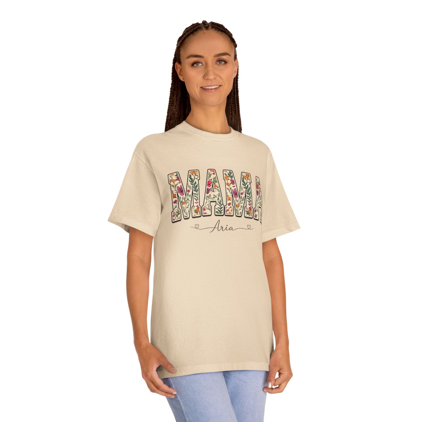 Mama Floral Tee — Personalized "Mama Aria" Mother's Day T‑Shirt