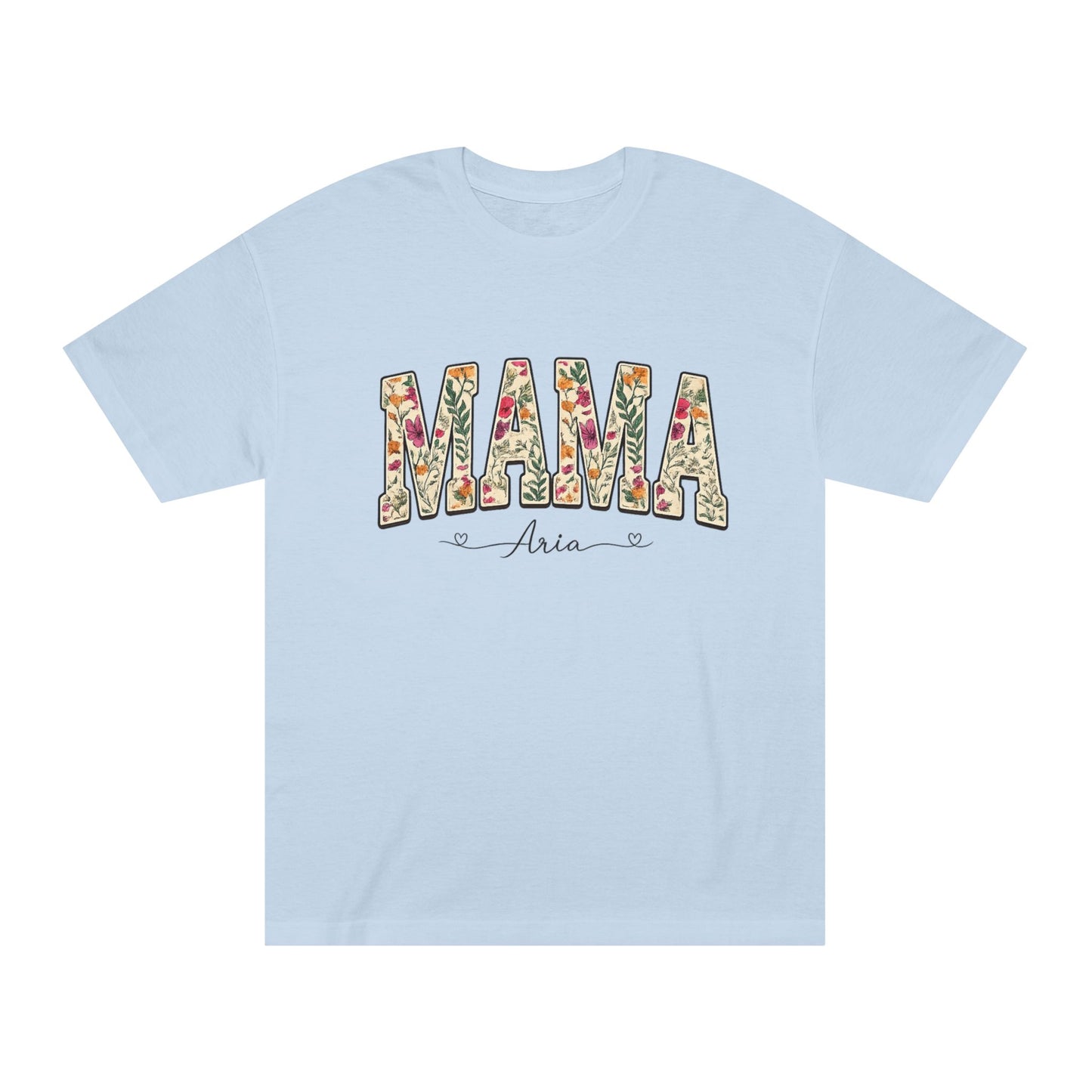 Mama Floral Tee — Personalized "Mama Aria" Mother's Day T‑Shirt