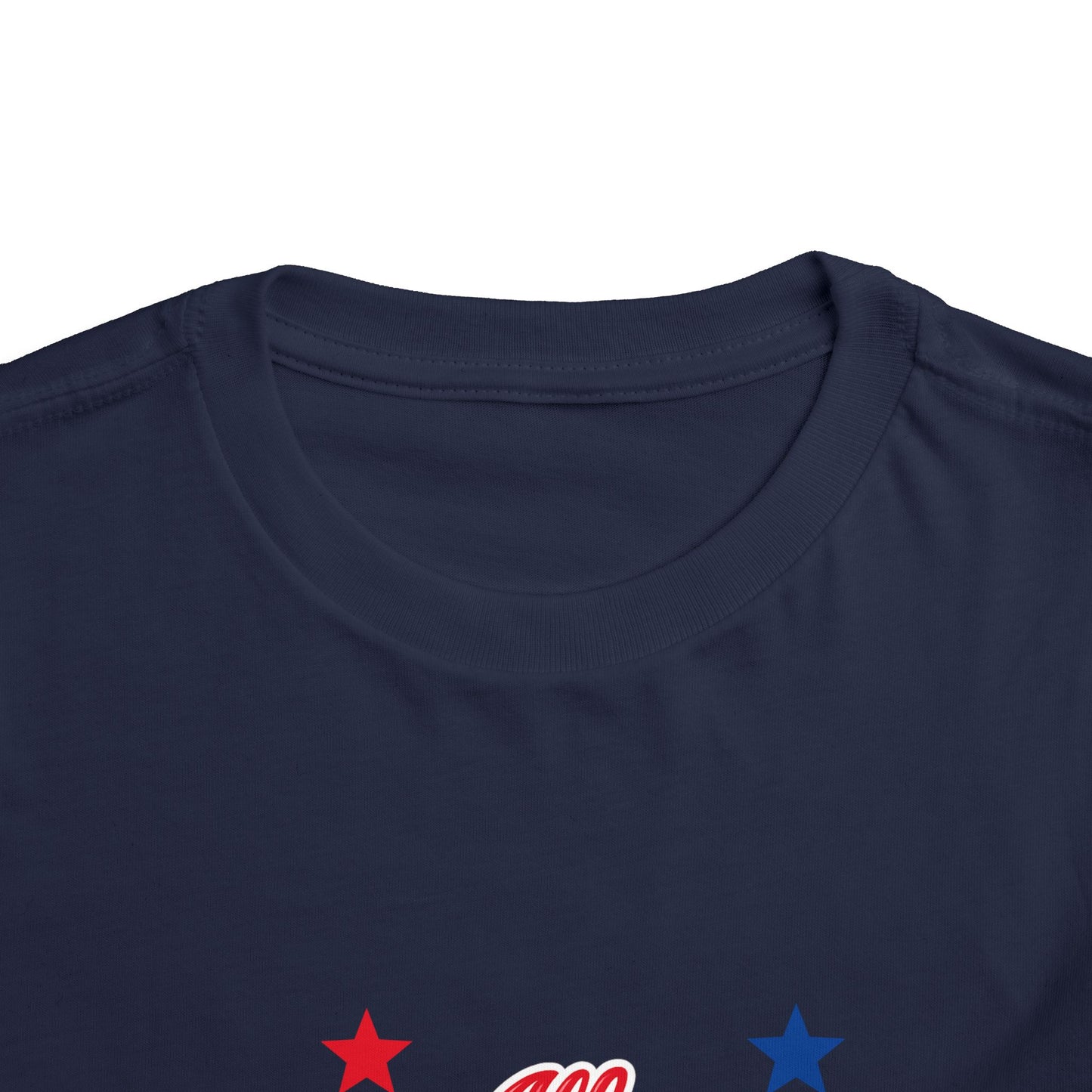 Toddler Tee — "All American Cutie" Patriotic Stars Shirt