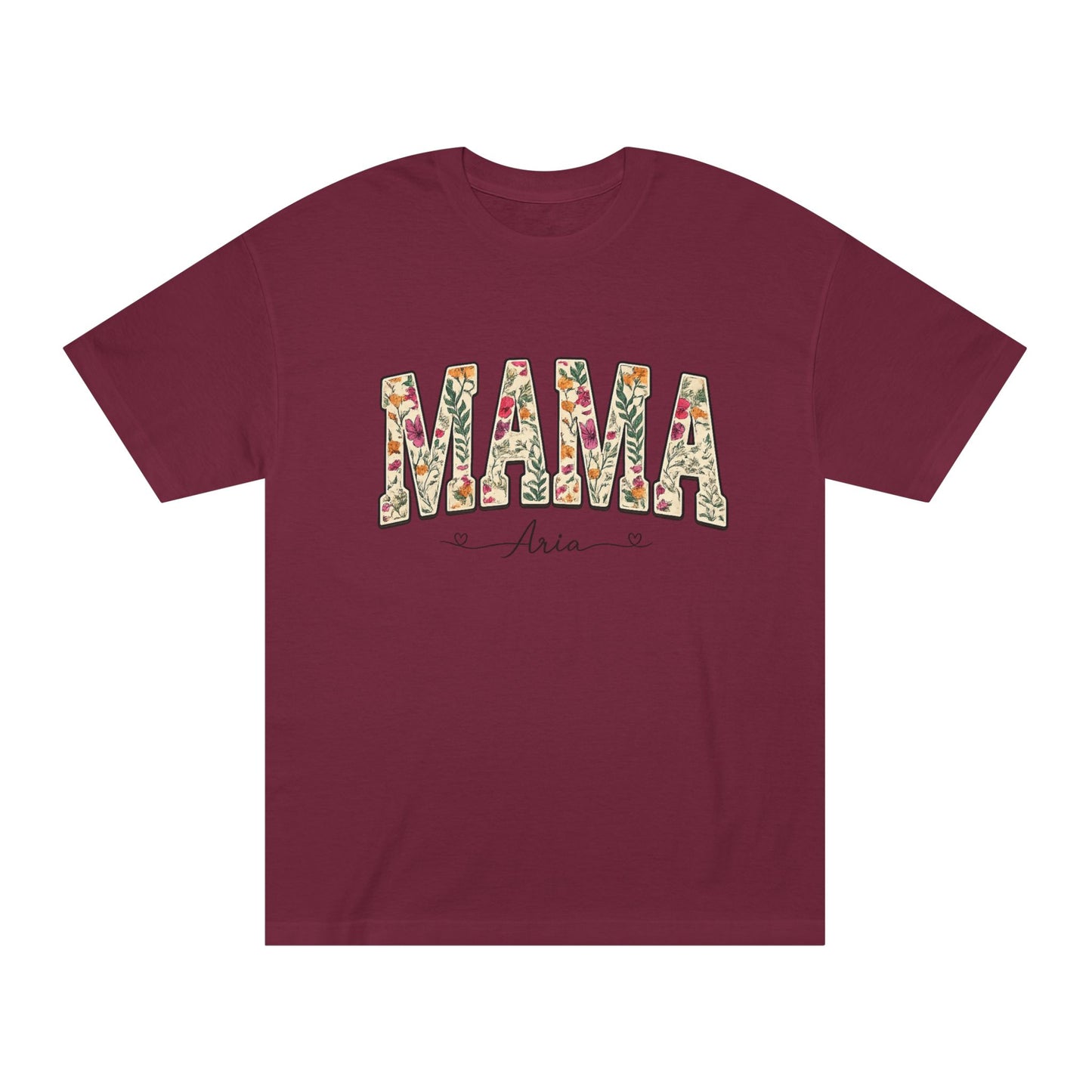 Mama Floral Tee — Personalized "Mama Aria" Mother's Day T‑Shirt