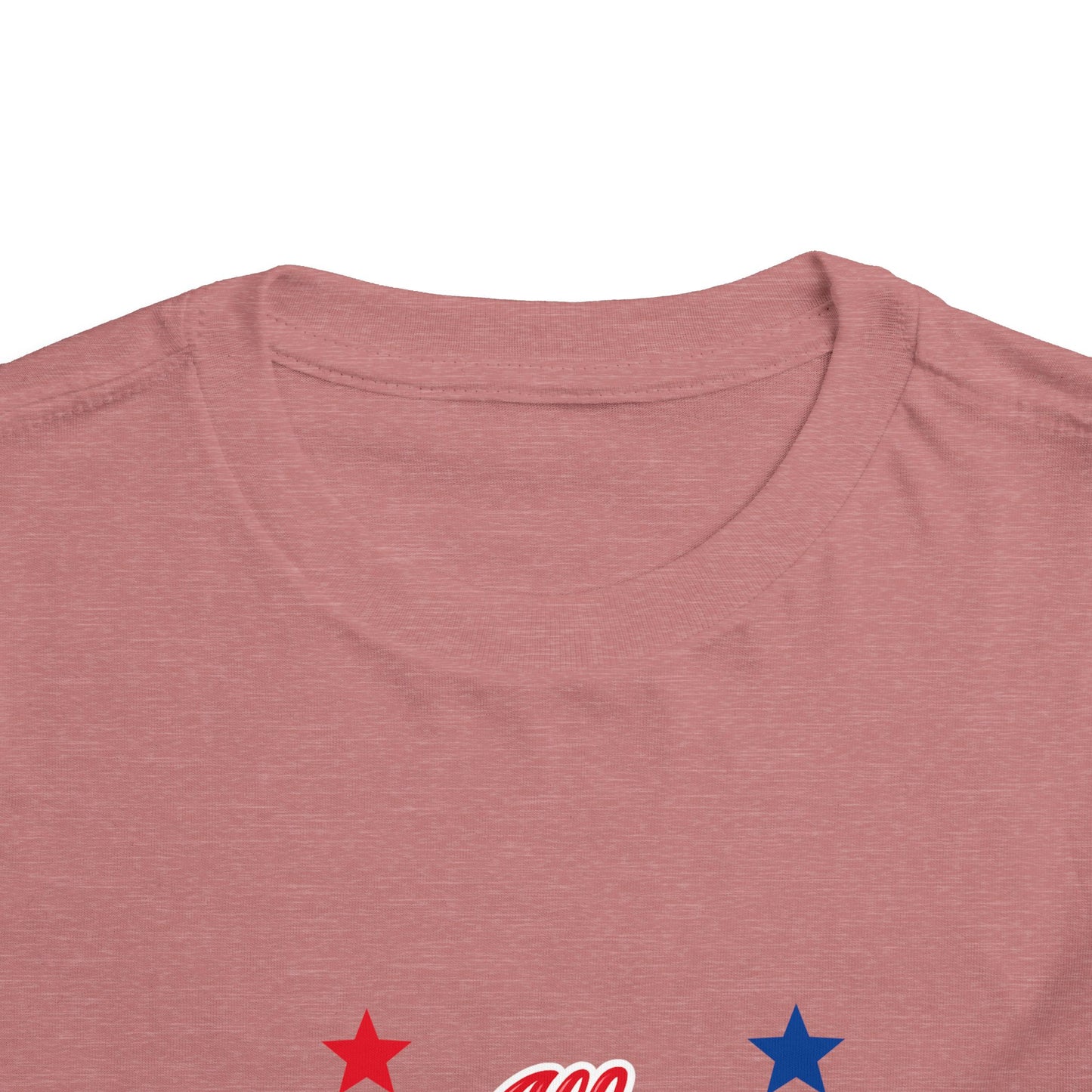 Toddler Tee — "All American Cutie" Patriotic Stars Shirt