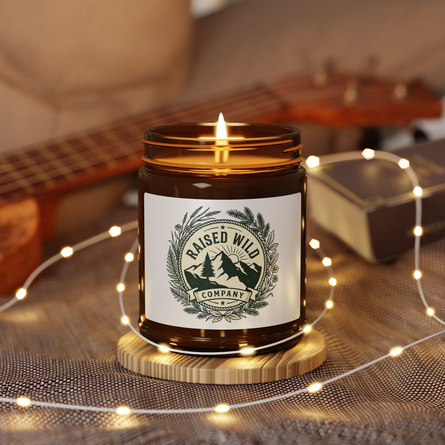 Raised Wild Company — Rustic Mountain Scented Candle 100% Soy (Multi-Scents)