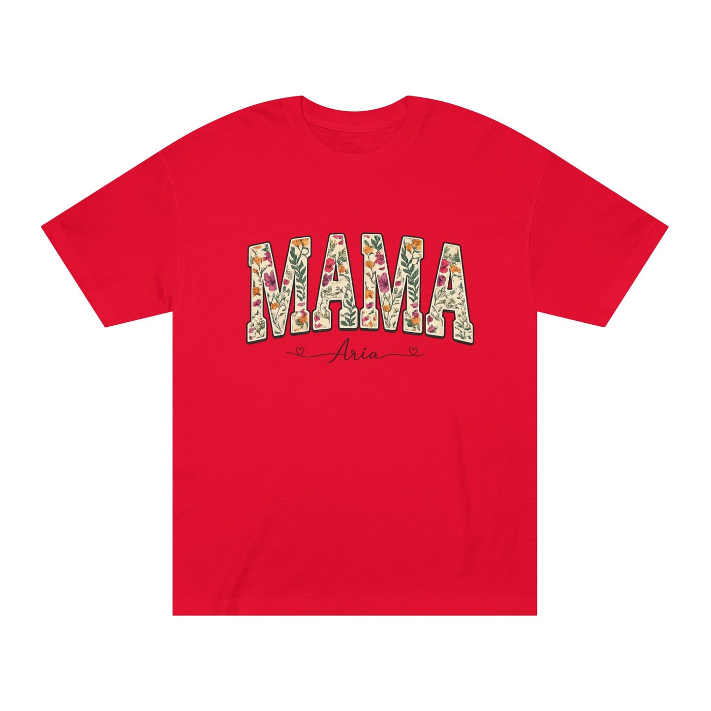 Mama Floral Tee — Personalized "Mama Aria" Mother's Day T‑Shirt