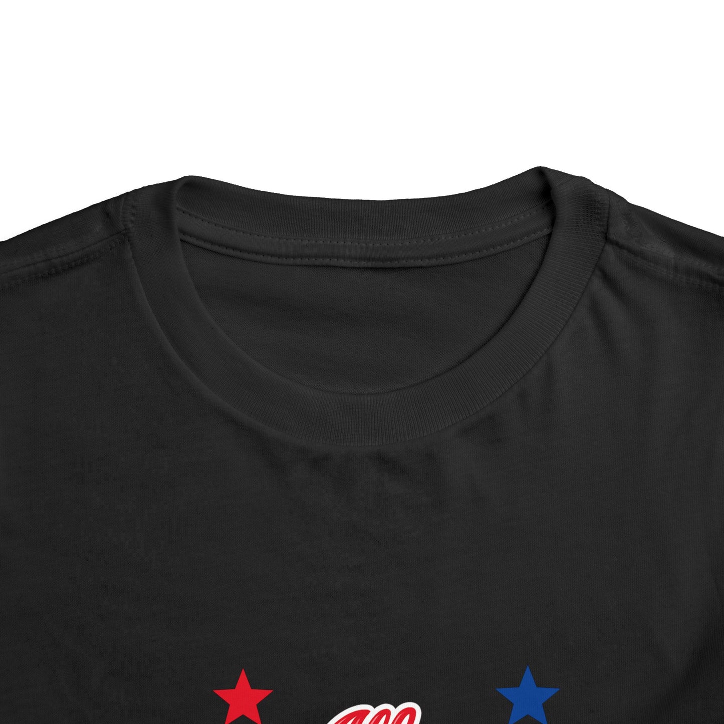 Toddler Tee — "All American Cutie" Patriotic Stars Shirt
