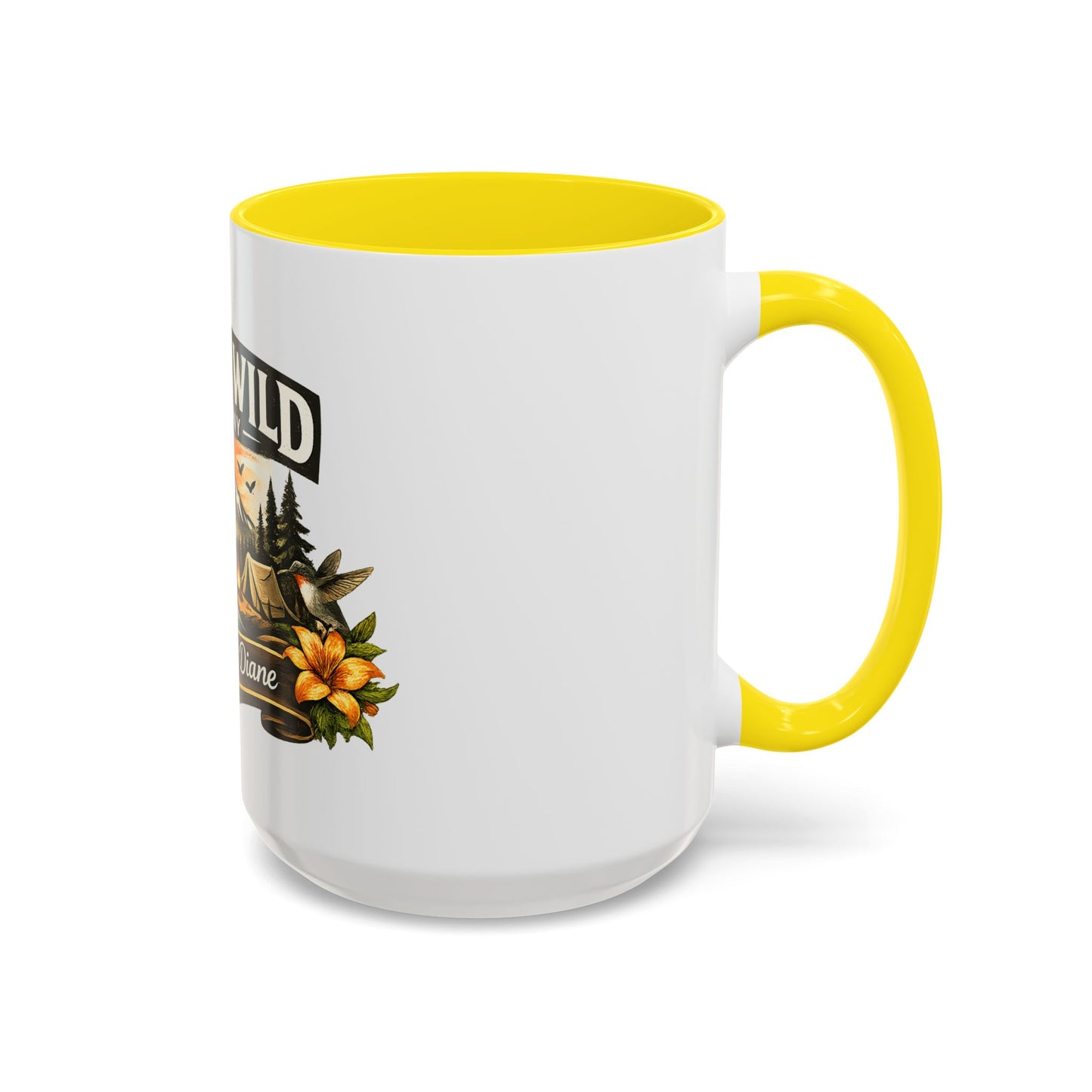 Raised Wild Company Camping Coffee Mug – Personalized “Great Aunt Diane” Gift