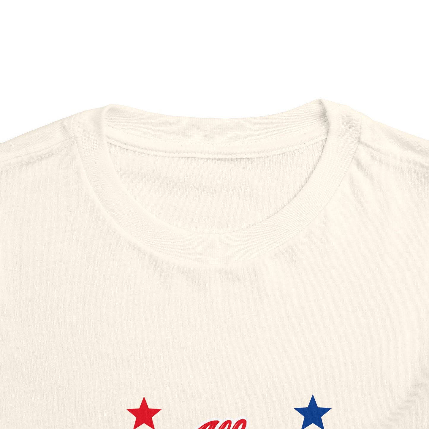 Toddler Tee — "All American Cutie" Patriotic Stars Shirt