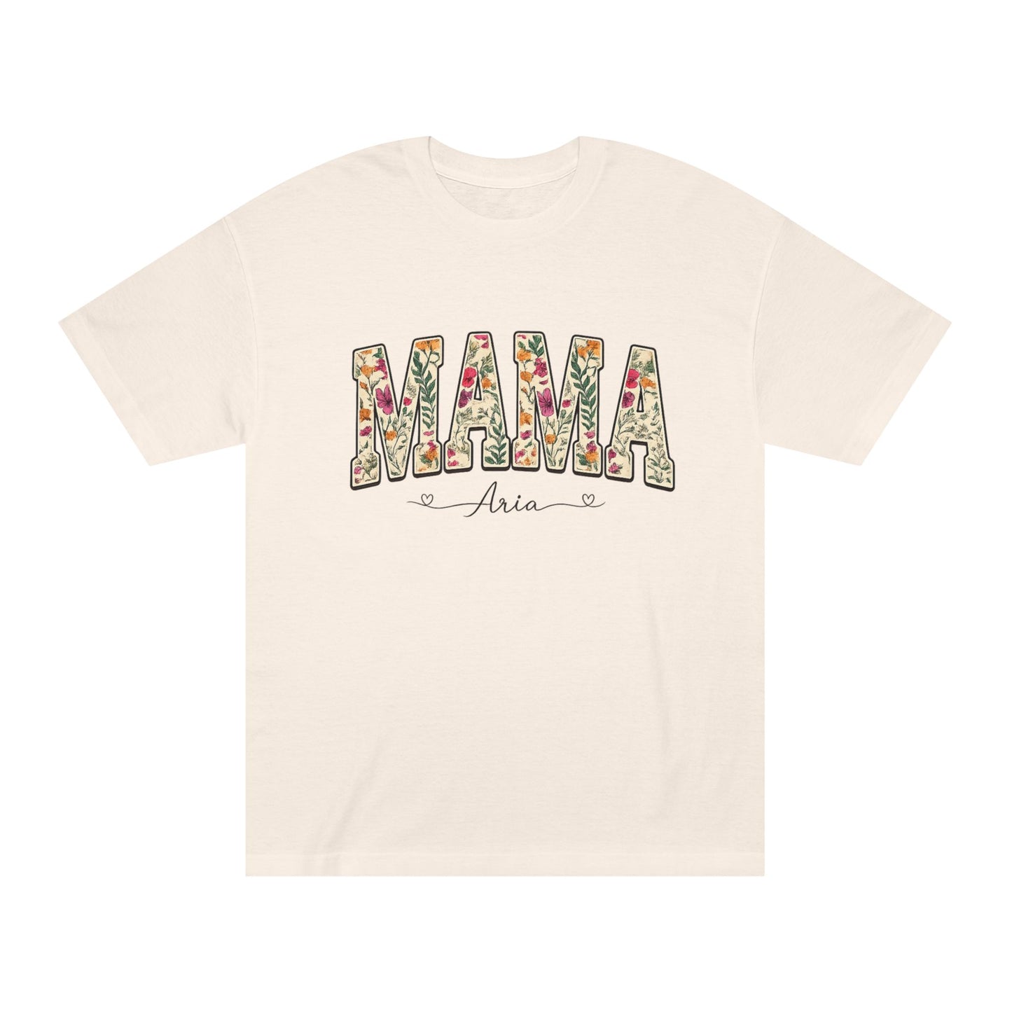 Mama Floral Tee — Personalized "Mama Aria" Mother's Day T‑Shirt