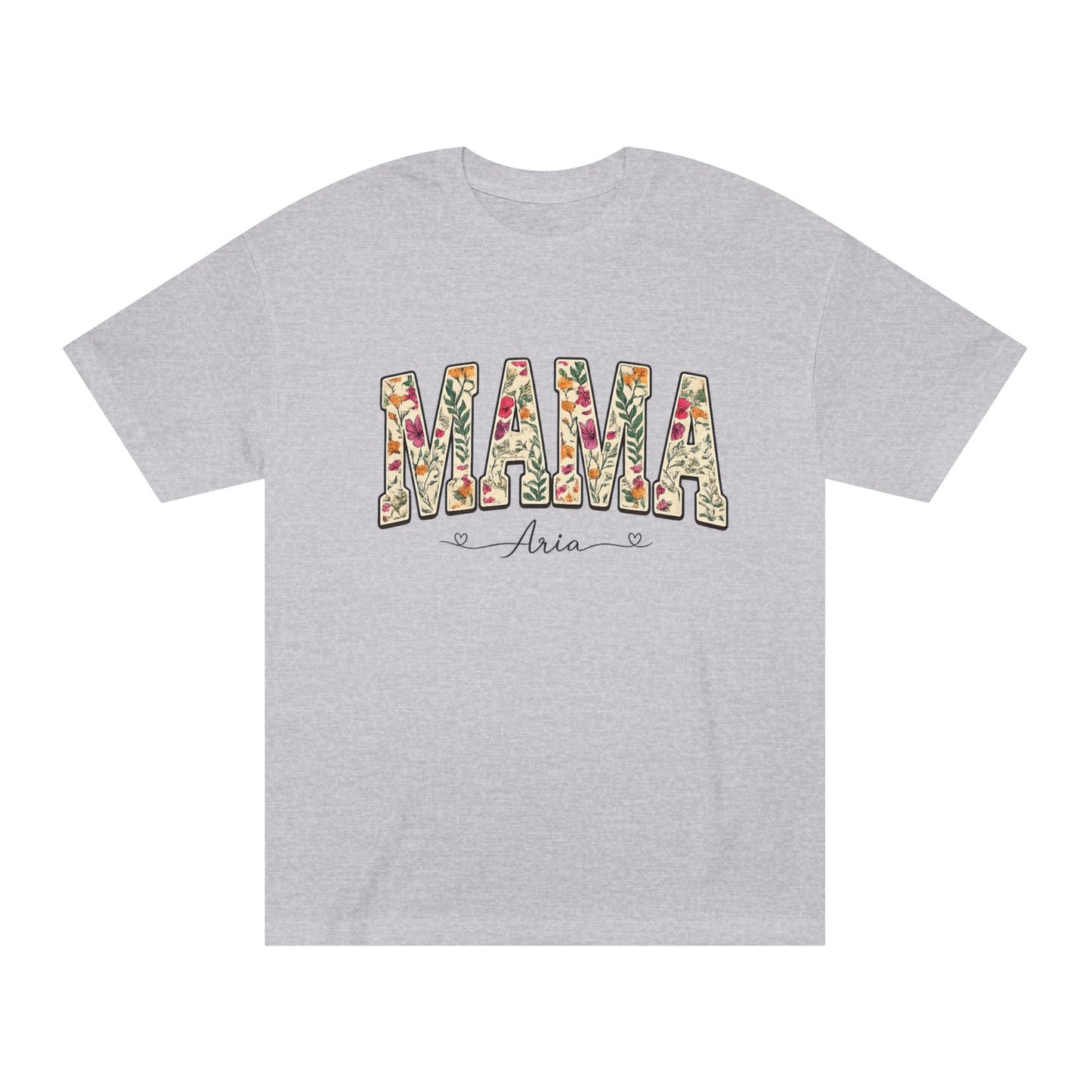 Mama Floral Tee — Personalized "Mama Aria" Mother's Day T‑Shirt