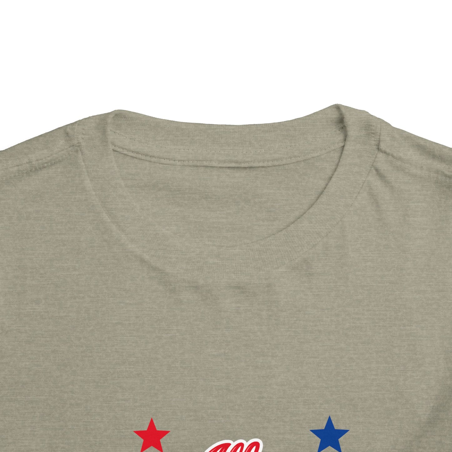 Toddler Tee — "All American Cutie" Patriotic Stars Shirt
