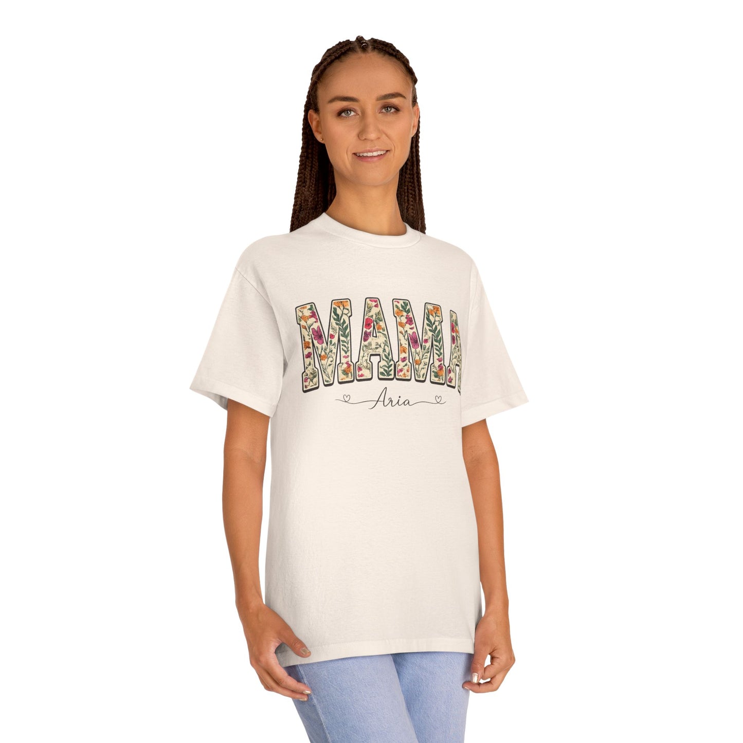 Mama Floral Tee — Personalized "Mama Aria" Mother's Day T‑Shirt