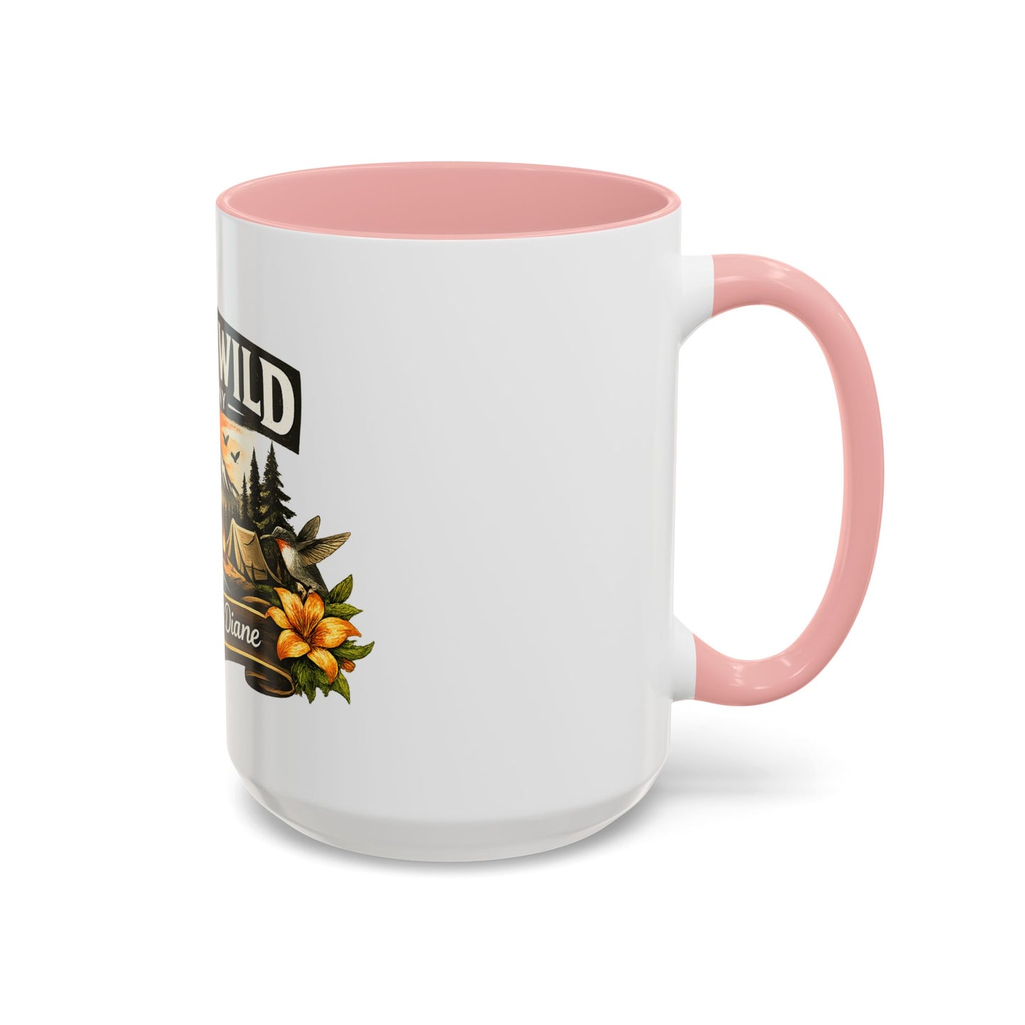 Raised Wild Company Camping Coffee Mug – Personalized “Great Aunt Diane” Gift