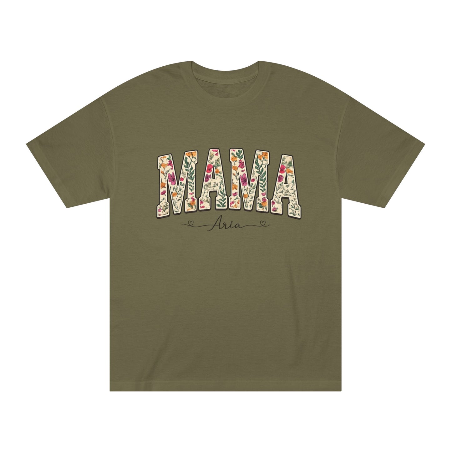 Mama Floral Tee — Personalized "Mama Aria" Mother's Day T‑Shirt