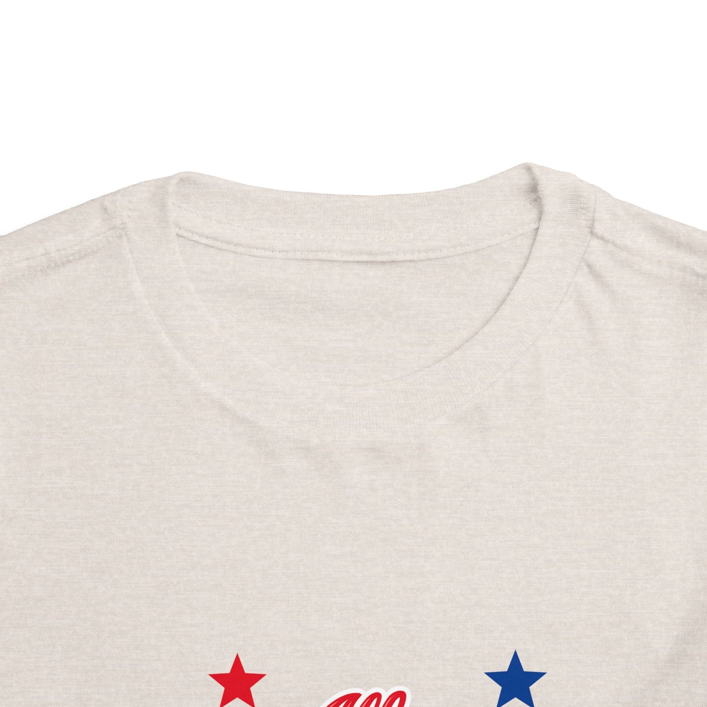Toddler Tee — "All American Cutie" Patriotic Stars Shirt