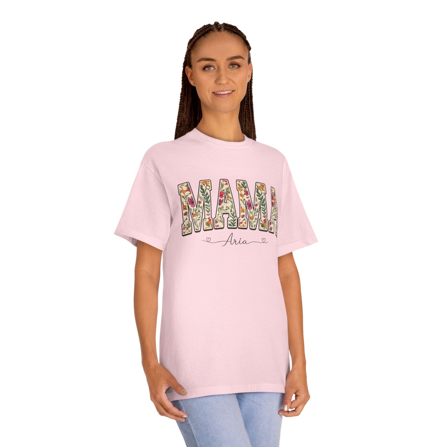 Mama Floral Tee — Personalized "Mama Aria" Mother's Day T‑Shirt