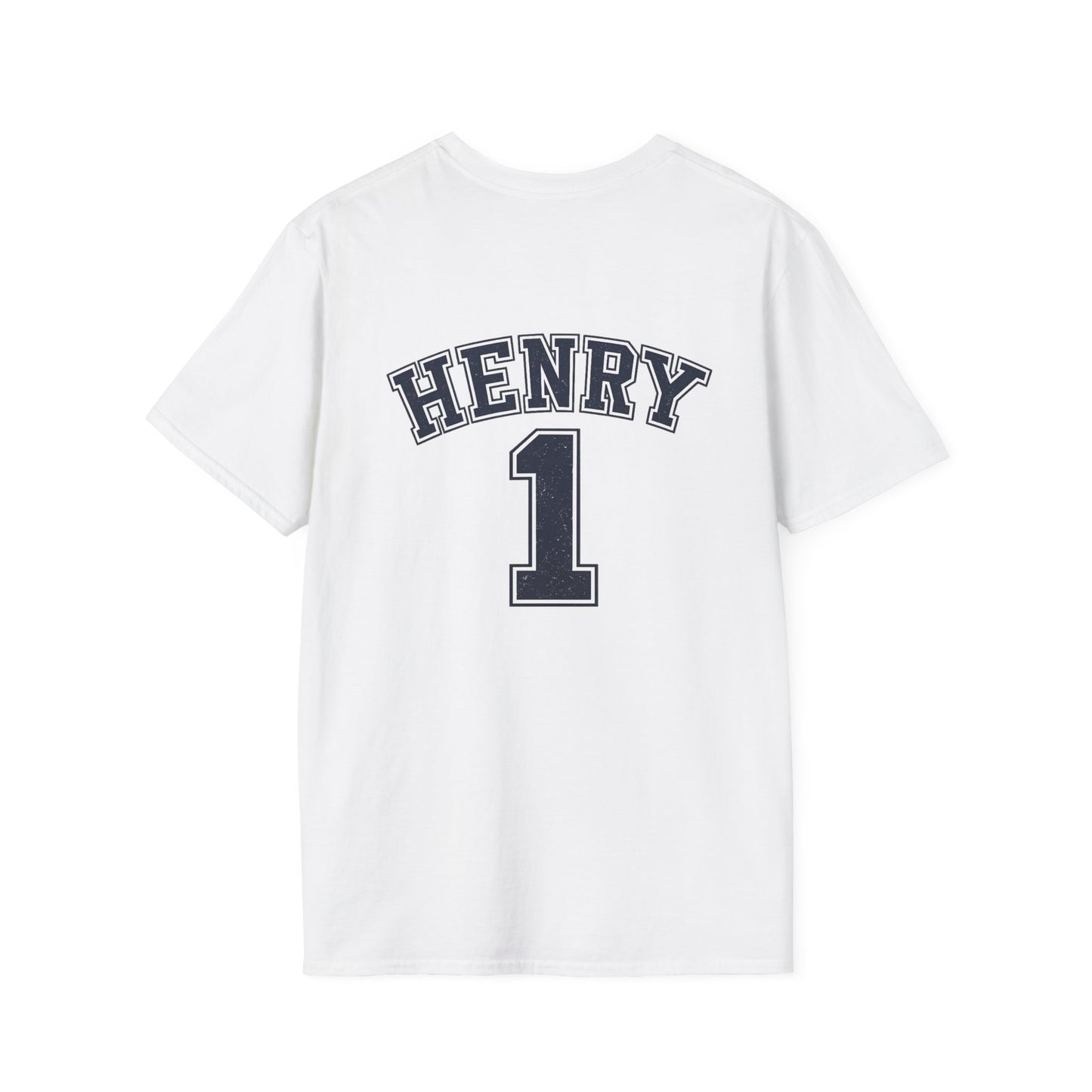 Baseball Mom T-Shirt — Personalized Name & Number Back