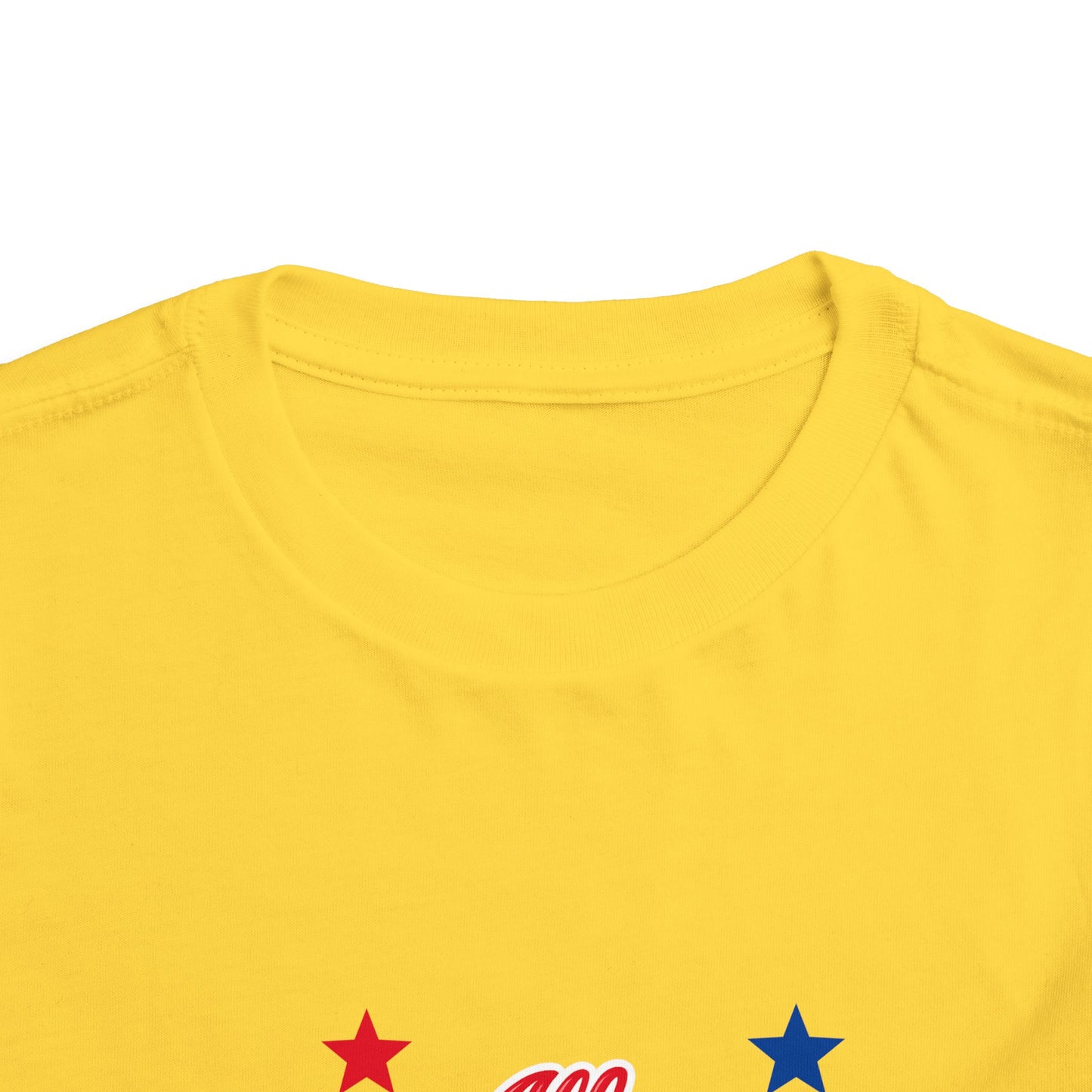Toddler Tee — "All American Cutie" Patriotic Stars Shirt