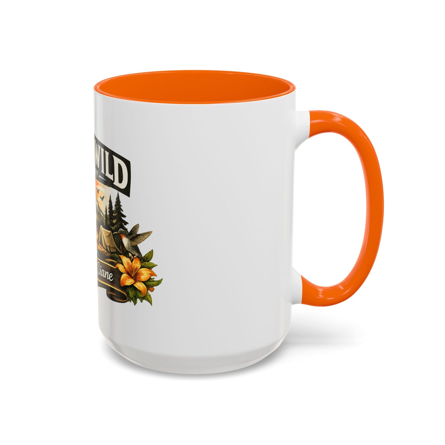 Raised Wild Company Camping Coffee Mug – Personalized “Great Aunt Diane” Gift
