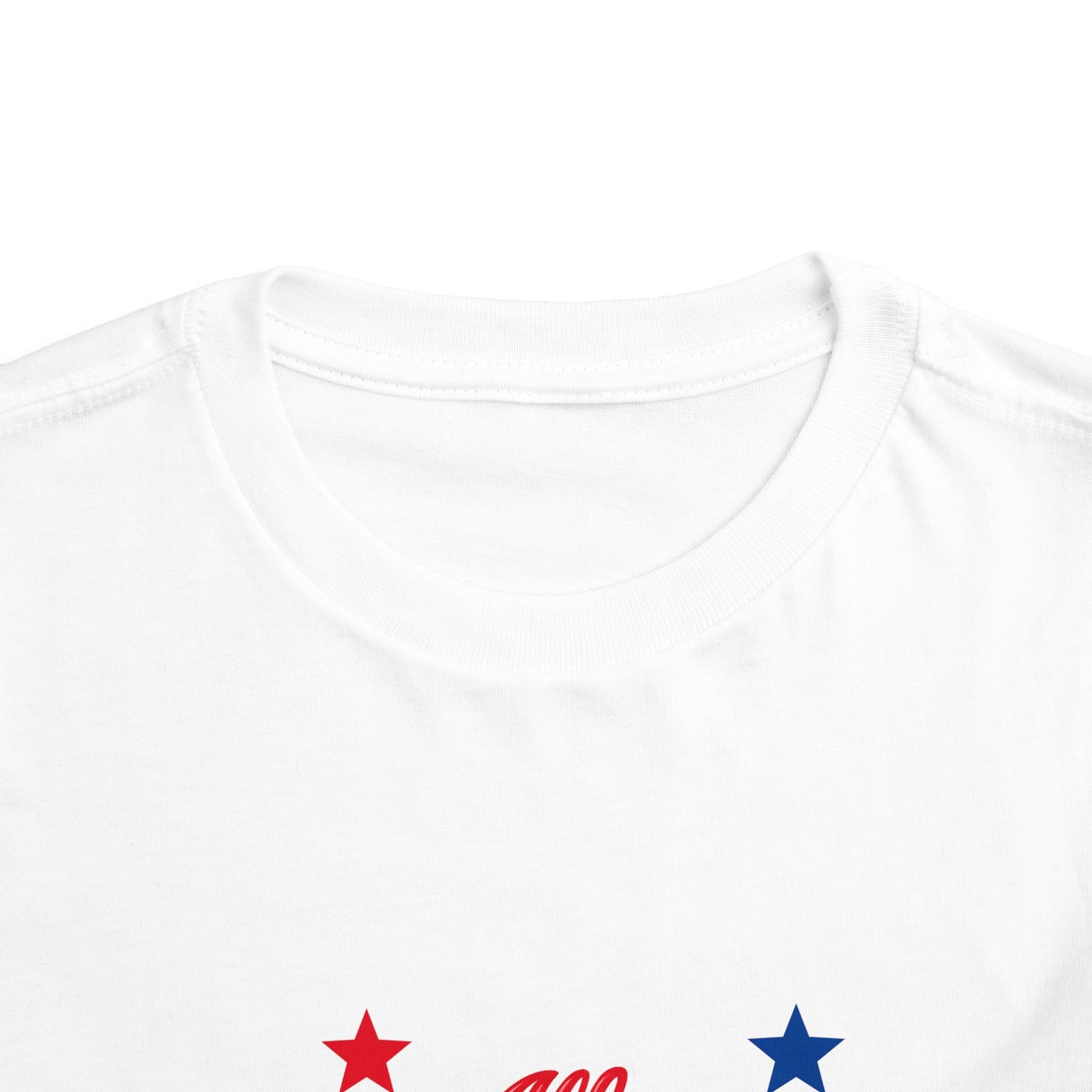 Toddler Tee — "All American Cutie" Patriotic Stars Shirt