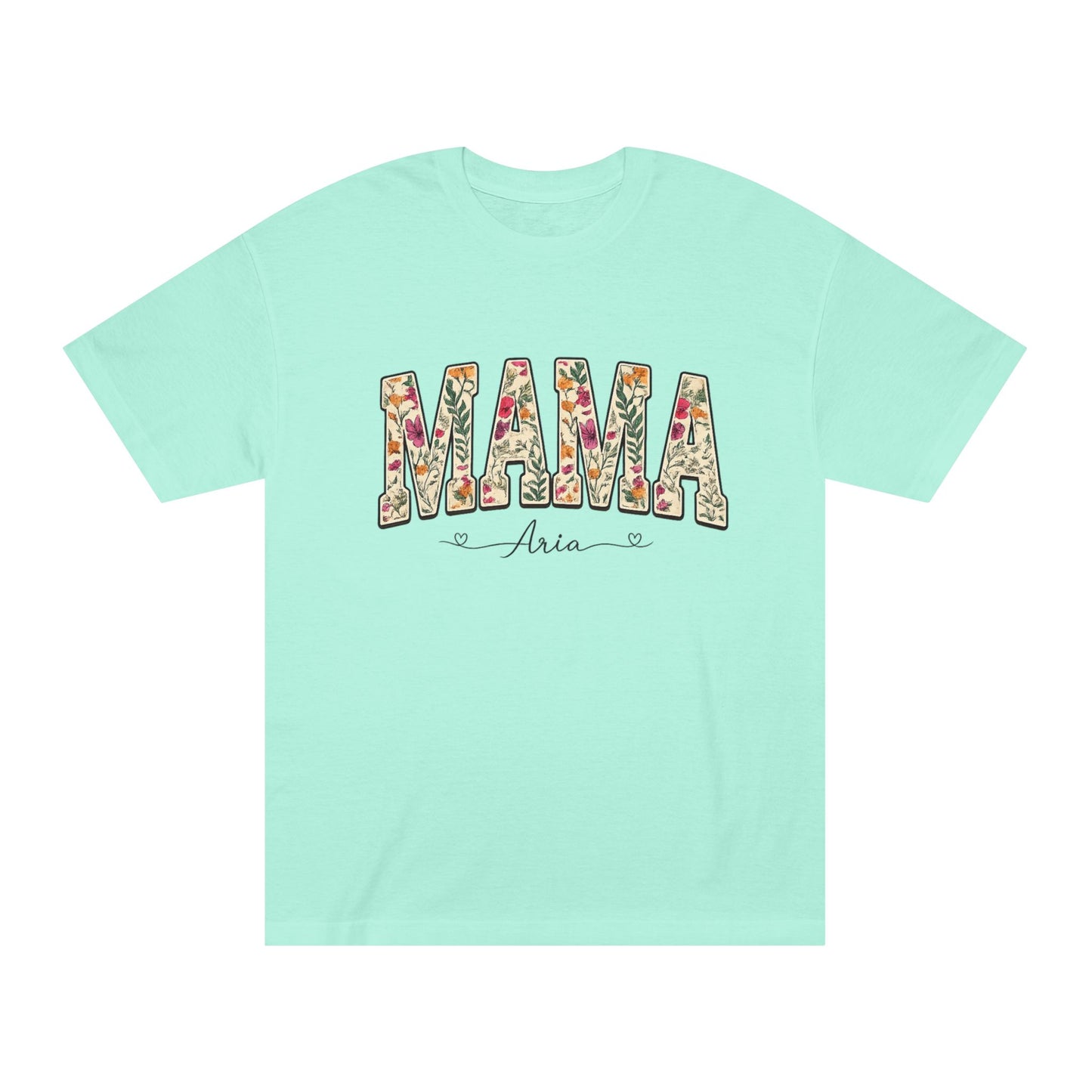 Mama Floral Tee — Personalized "Mama Aria" Mother's Day T‑Shirt