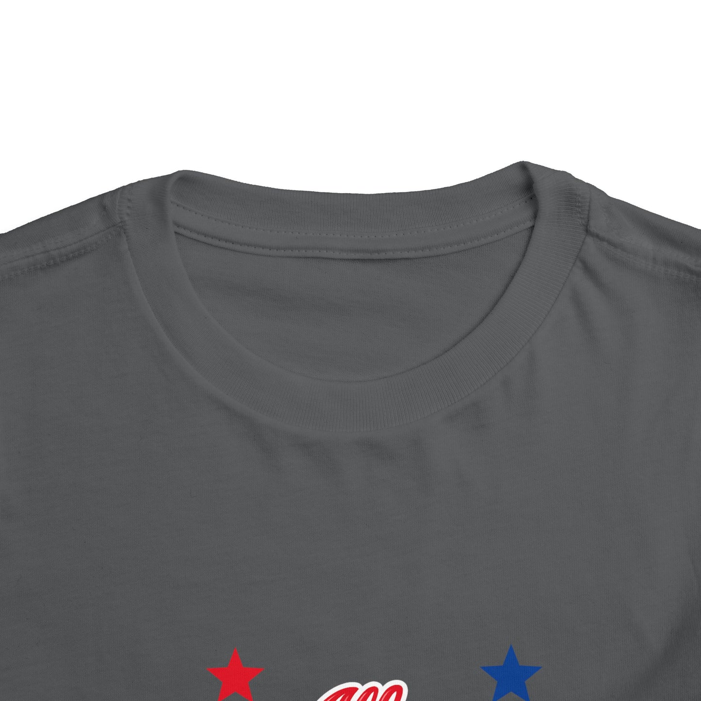 Toddler Tee — "All American Cutie" Patriotic Stars Shirt