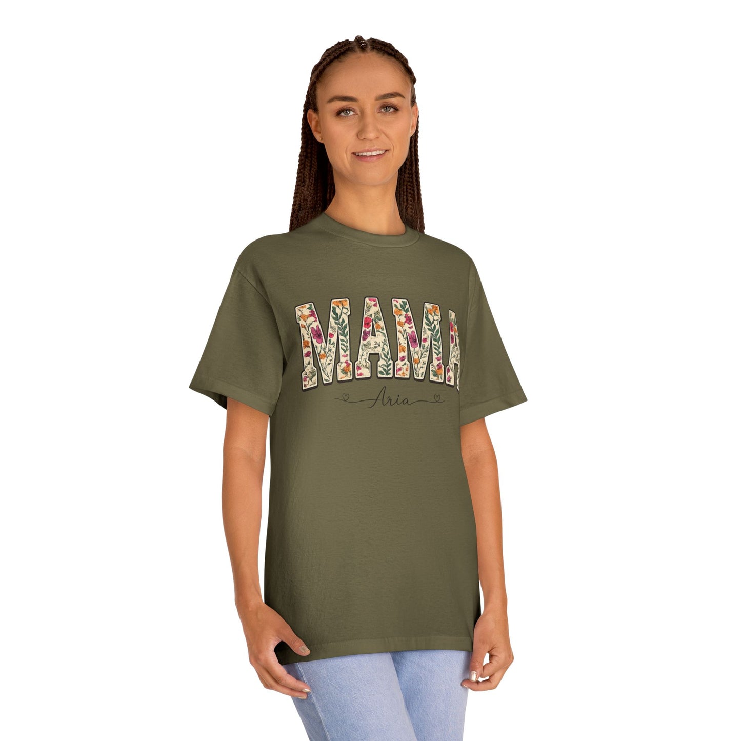 Mama Floral Tee — Personalized "Mama Aria" Mother's Day T‑Shirt