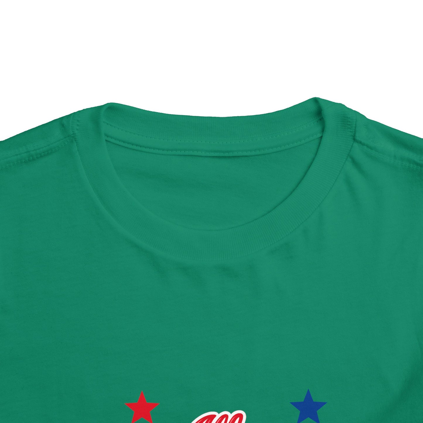 Toddler Tee — "All American Cutie" Patriotic Stars Shirt