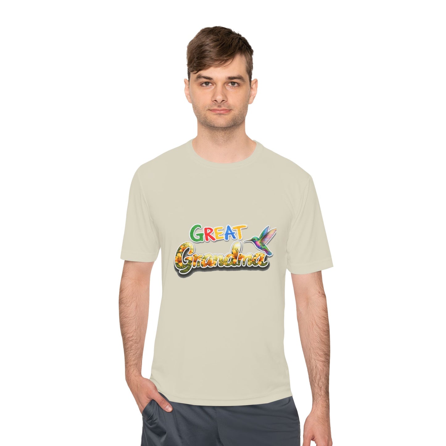 Great Grandmother Tee — Colorful Hummingbird Floral Design