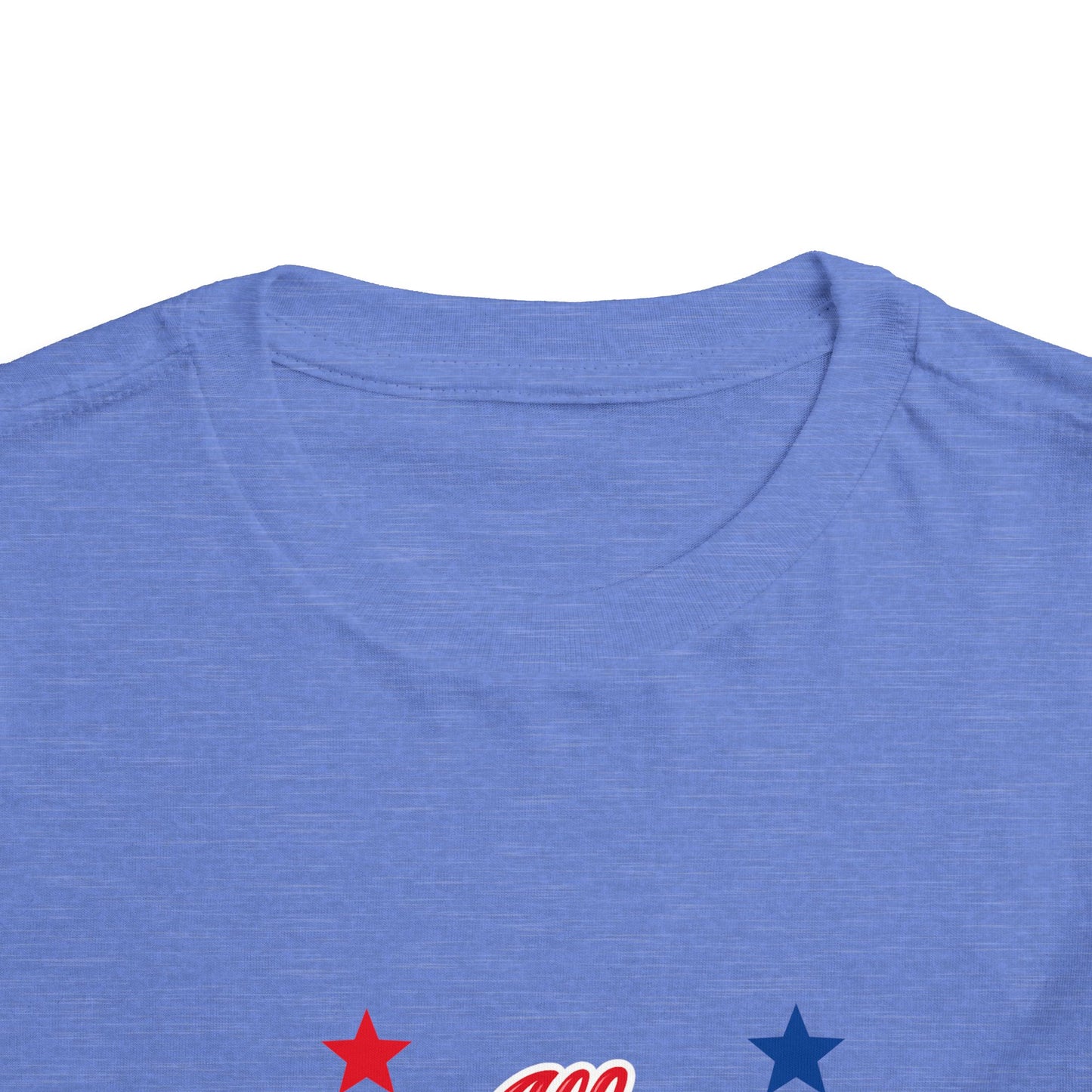 Toddler Tee — "All American Cutie" Patriotic Stars Shirt