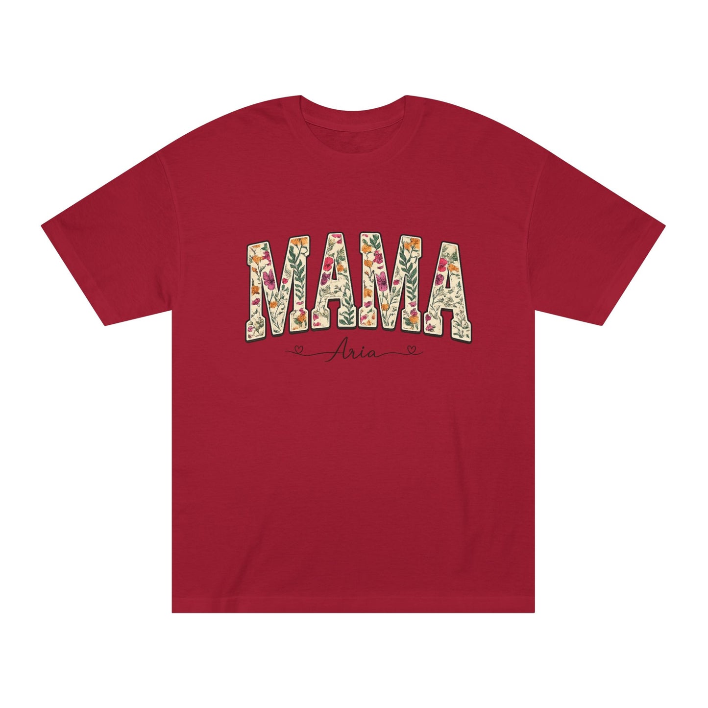 Mama Floral Tee — Personalized "Mama Aria" Mother's Day T‑Shirt