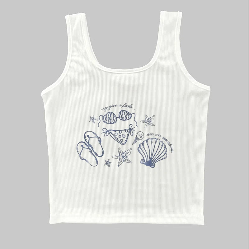 Y2k USA Crop Top Harajuku Women Letter Print T-Shirts Slim Retro Fashion Grunge Vintage Tee Streetwear Aesthetic Clothing Sexy