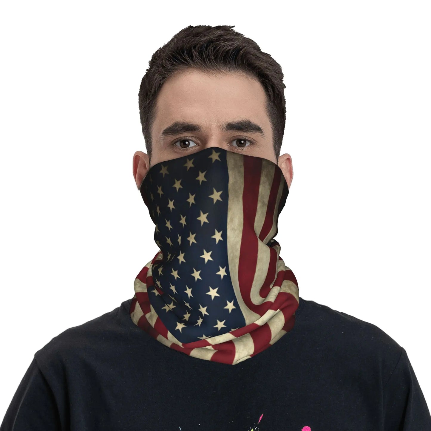 American Flag Bandana Neck Gaiter | Multifunctional Face Mask | Unisex