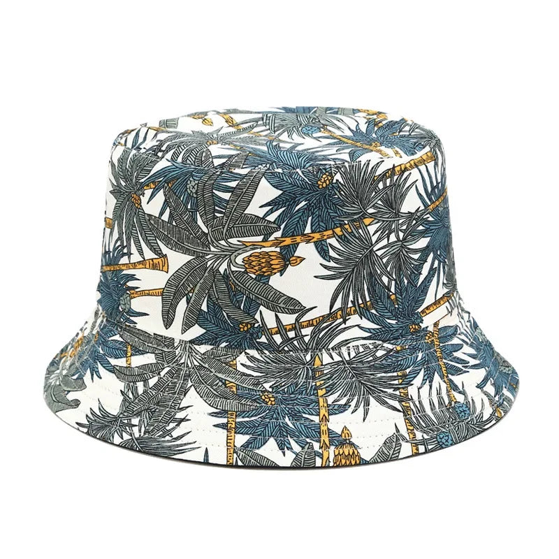 Banana Print Reversible Bucket Hat | Unisex Sun Hat | Spring & Summer