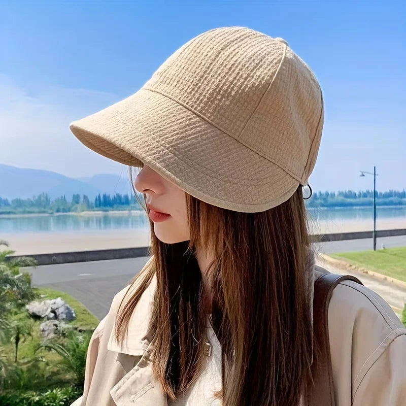 Women's Solid Color Bucket Hat | Casual Outdoor Sun Hat | Great Gift Idea