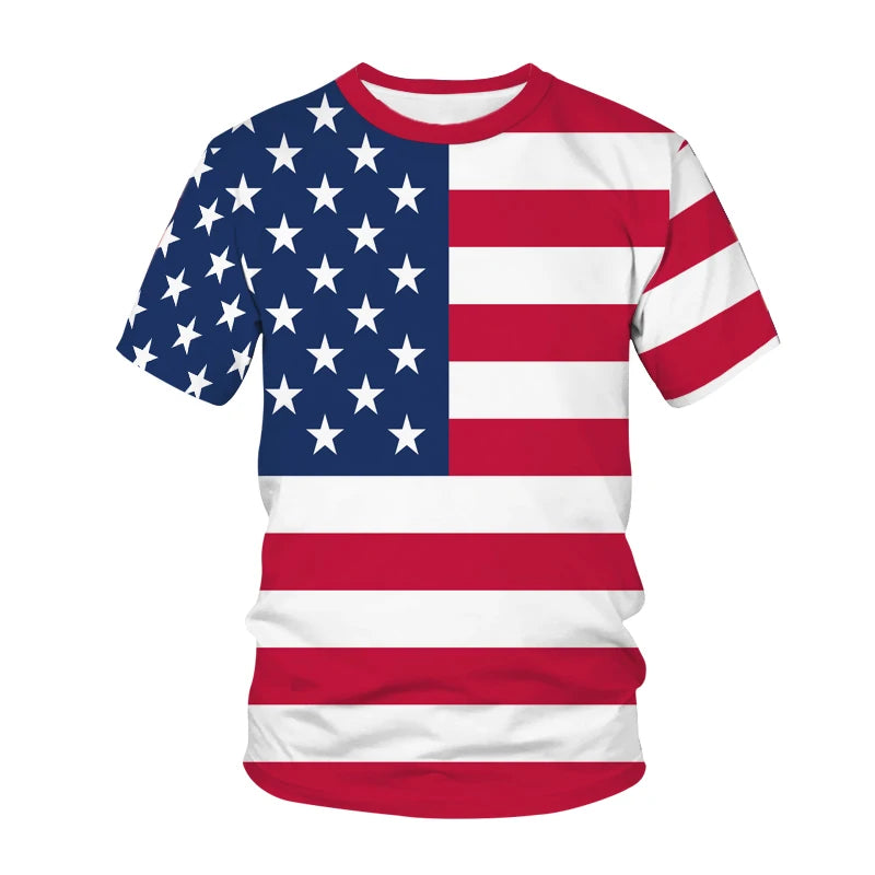 USA American Flag Oversized T-Shirt | Unisex Style | S–6XL