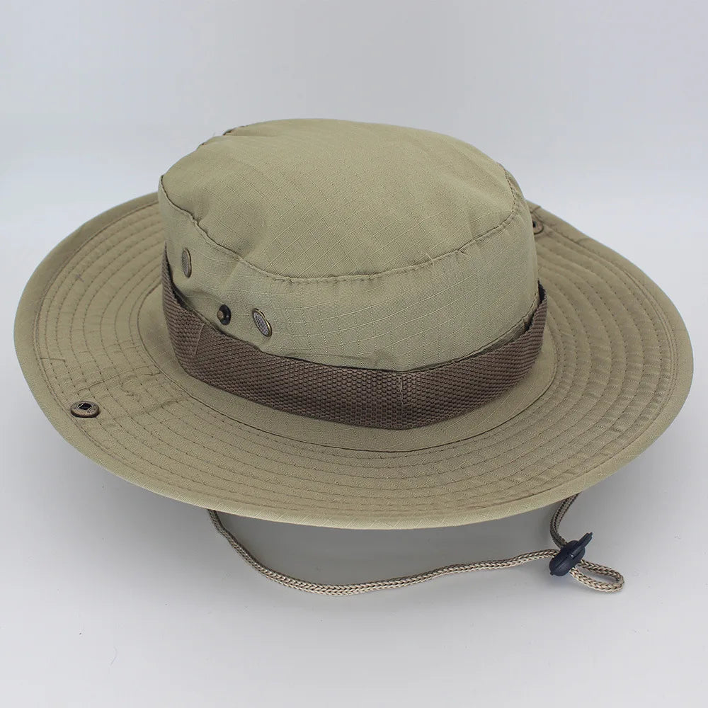 Camouflage Tactical Boonie Hat | UPF UV Protection Wide Brim | Hunting, Hiking & Safari
