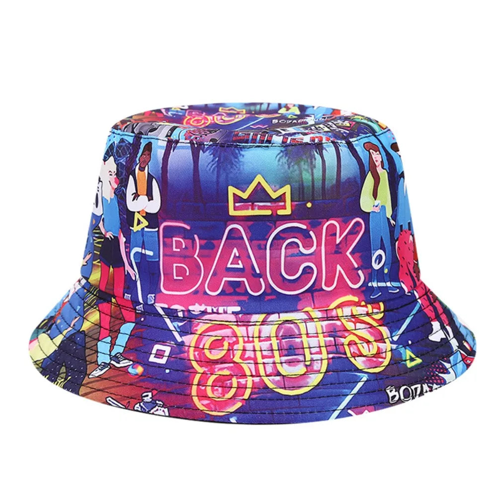 Ramen or Loco Prints for Outdoor Bucket Hats | Sun-Proof Fisherman Cap | Unisex