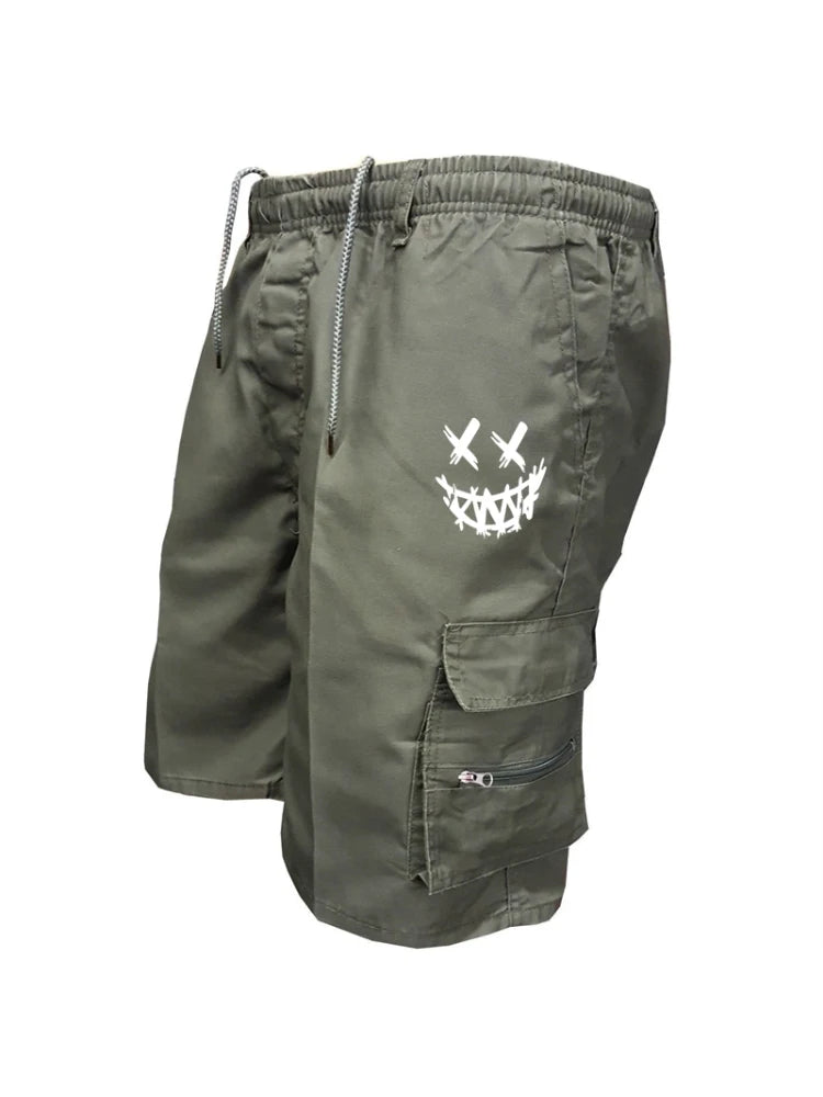 American Flag Eagle Cargo Shorts | Streetwear Style | Men's S–XXXL