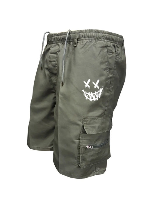 American Flag Eagle Cargo Shorts | Streetwear Style | Men's S–XXXL
