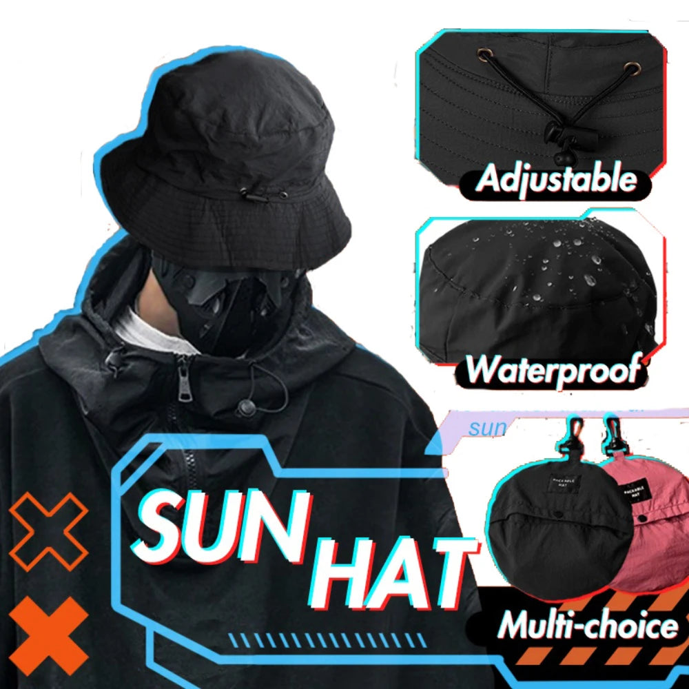 Waterproof UPF 50+ Wide Brim Boonie Hat | Foldable Rain & Sun Hat | Unisex