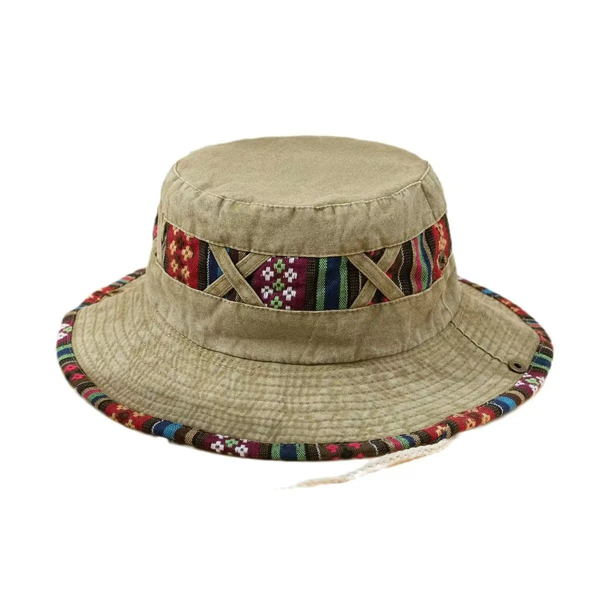 Retro Beach Fisherman Bucket Hat | Vintage Sun Hat | Unisex