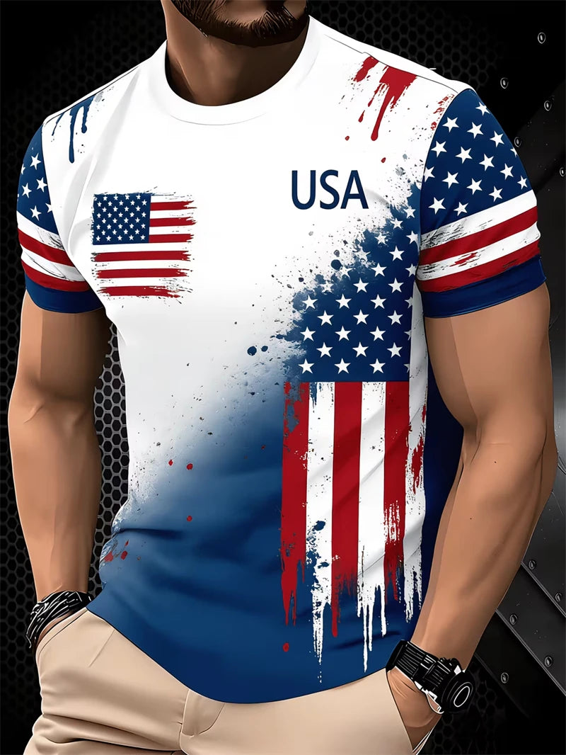 American Flag Eagle 3D Print T-Shirt | Unisex | XXS–6XL