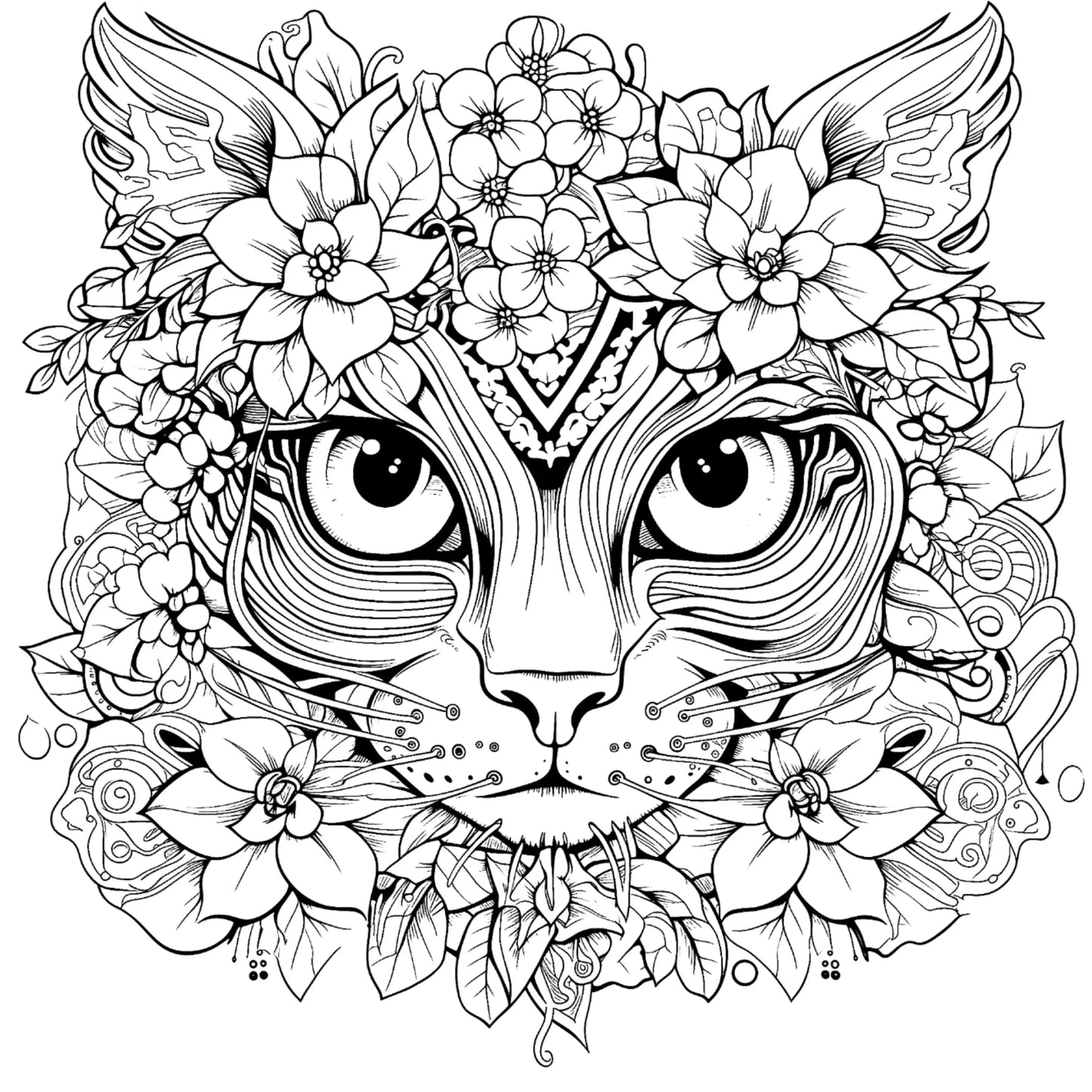 Animal Adventures Coloring Book Cute Line Art and Wildlife Illustrations Relaxing Adult Picture Book for Creative Coloring